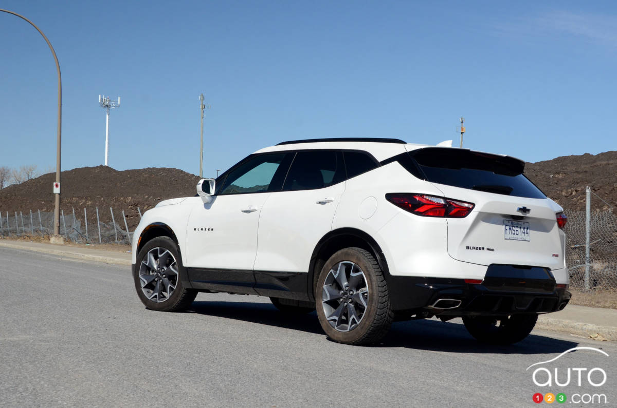 Chevrolet Blazer RS 2020, trois quarts arrière